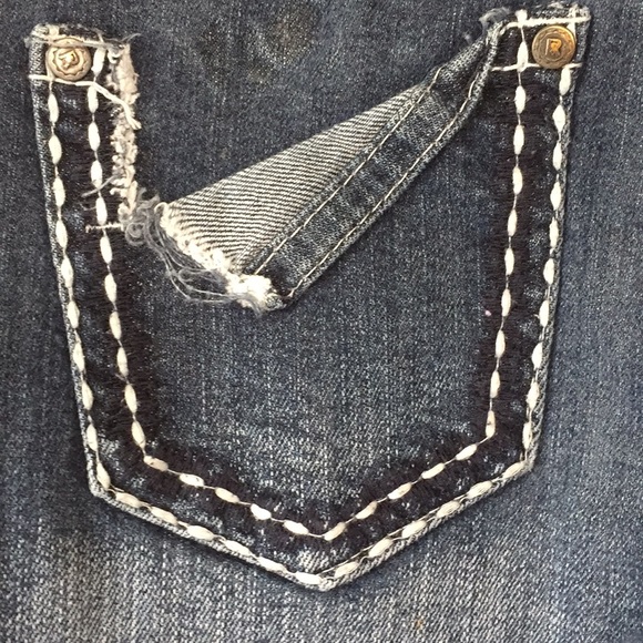 Red Rivet Jeans - Picture 6 of 8